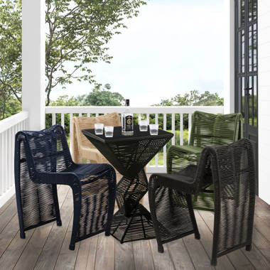 Pedestal patio best sale dining table